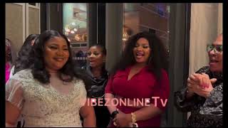 LOLA AJIBOLA HOST NOLLYWOOD ACTORS TO HER BIRTHDAY DINNER  FATHIA BALOGUN  WUNMI AJIBOYE  SINDODO [upl. by Nnylirret]