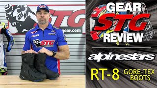 Alpinestars RT 8 Gore Tex Boots Review [upl. by Nobell]