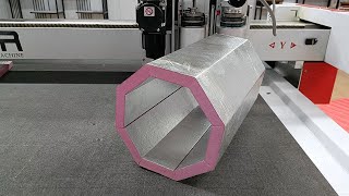 Phenol Foam Duct Pre Insulated Duct Fabricate Machine [upl. by Swain]