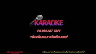 Türkülerle gömün beni karaoke [upl. by Arsi]