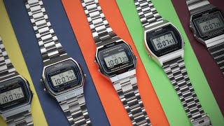 Which Silver Digital Casio Watch Is Best  Ultimate Budget Roundup  Casio A158 vs A164 vs A168 etc [upl. by Akinihs]