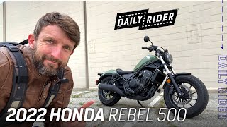 2022 Honda Rebel 500 Review  Daily Rider [upl. by Maddock359]