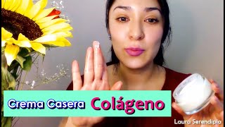 Como hacer CREMA DE COLÁGENO Casera  Antiedad [upl. by Ahsenroc768]