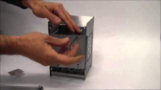 Instructional Video For The Folding Firebox 5quot Campfire Stove [upl. by Ayet]