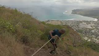 Descente de la tourelle Dodo trail 2024 POV Mauritius [upl. by Memberg]