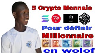 5 Crypto Monnaie va exploser en 2024 devenir millionnaire crypto money online [upl. by Cindra]