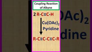 Coupling reaction of alkyne such as monosubstituted acetylene shorts [upl. by Sevy809]