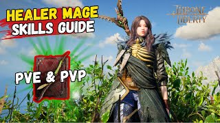 Wand Staff Healer Skill Build Guide PVE amp PVP amp MASS PVP  Throne and Liberty [upl. by Wolfe324]