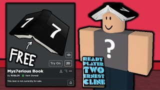 HOW TO GET Mys7erious Book ROBLOX READY PLAYER 2 EVENT [upl. by Malanie]