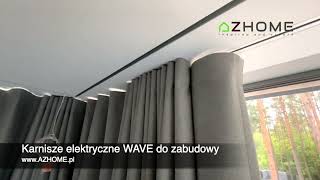 Karnisze elektryczne do biura i karnisze wave do zabudowy karnisze wave zasłony smarthome [upl. by Peednus673]