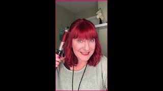 How to use the Babyliss Curl Pro 210 Tongs to make curls  my own review on midlength thick hair [upl. by Howe]