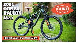 2021 ORBEA RALLON M20 Quick Unboxing And First Impressions [upl. by Jules]