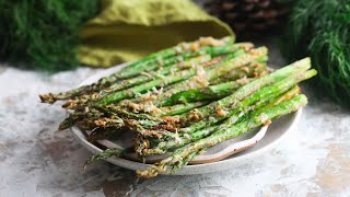 Easiest Air Fryer Asparagus [upl. by Retrop]