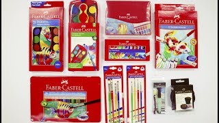 UNBOXING FaberCastell Wide Range of Watercolours [upl. by Bahr262]