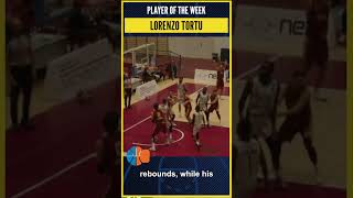 Lorenzo Tortu Player of the Week  Italy Serie A2  Round 2 [upl. by Gabler]