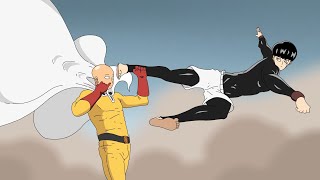 Saitama Serio Vs Garou Terror Cosmico Pelea Completa [upl. by Neerhtak888]