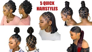 5 Quick And Easy Hairstyle Using Braid Extension [upl. by Gwenneth238]