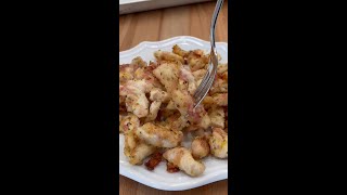 STRACCETTI di POLLO con PROSCIUTTO COTTOil tuo nuovo secondo piatto preferito😋🤤 Shorts [upl. by Mulcahy]