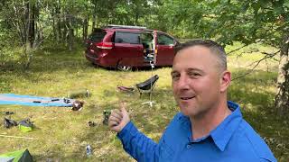 Minivan Camper vs Tent What Every Camper Needs To Know [upl. by Batista822]