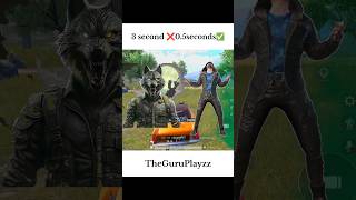 Wolf to human in 05 seconds ☠️ytshorts shorts bgmi gaming pubgmobile [upl. by Einitsed]