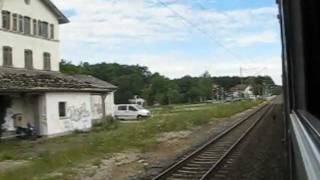 Regionalbahn R8 von Gunzenhausen nach Steinach bei Rothenburg odT [upl. by Nnylyram]