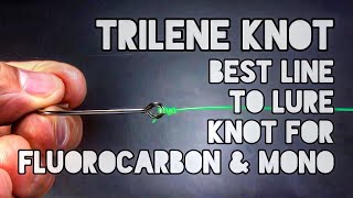 Trilene Knot Best Line To Lure Knot For Fluorocarbon amp Mono [upl. by Erdnaek58]