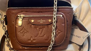 Review of the Cognac Louis Vuitton Mini Bum Bag [upl. by Clynes]