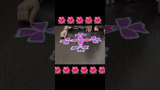 Beautiful ❤️ flowers 🌻 rangoli designs flowersmuggulu festivalalpona rangoli muggulu [upl. by Artema638]