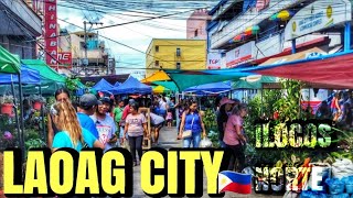 【4K】LAOAG CITY MARKET  WALKING TOUR JULY 23 2023 [upl. by Verner]