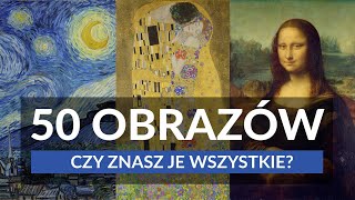 50 popularnych obrazów i fresków  Sekrety tajemnice ciekawostki dzieła sztuki malarstwo [upl. by Ahseal]