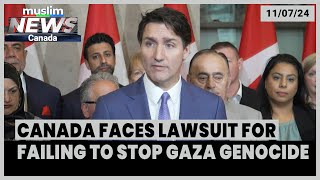 Legal Groups Take Canadian Government to Court for Failing to Prevent Genocide in Gaza  Nov 7 2024 [upl. by Atiuqcaj]