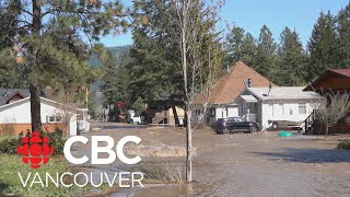 Homes flooded in the Okanagan after swollen creek bursts its banks [upl. by Lolanthe]