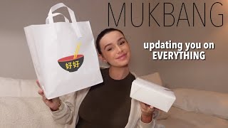 Let’s catch up on life Super chatty Mukbang [upl. by Janette]