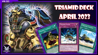 Triamid Deck Profile April 2023  Ranked And Gameplay With New Support  Yugioh Duel Links [upl. by Stronski]