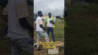 Construction de latrines à la MAIRIE de Songon [upl. by Kurys656]