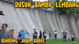 Wisata Dusun Bambu Lembang Bandung Jawa Barat dengan udara segar ada danaunya pesona wisata bandung [upl. by Alimrahs]