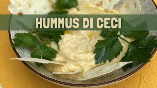 Come fare lhummus di ceci senza tahina  semplice e leggero [upl. by Pine]