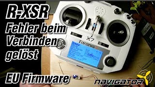 FrSky RXSR Verbinden  Fehler gelöst  EU LBT Firmware Deutsch [upl. by Dirraj]