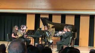 Interlochen Brass Quintet  Ewazen Colchester Fantasy [upl. by Sinnek]