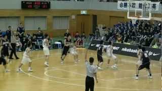 2012能代cup 5．5 能代戦 1Q、2Q [upl. by Odnalref640]