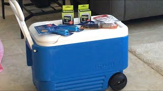 DIY With OMEGA5  Cooler live well tutorial [upl. by Soinotna]