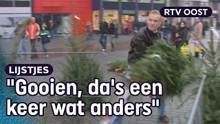 Creatief met kerstbomen 5 keer kerstbomen maar dan net anders  RTV Oost [upl. by Aitital]