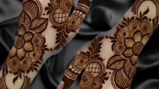 Easy New Latest Mehndi Design For Back Hand ll Easy Arabic Mehndi Designs For Begginer ll New Henna [upl. by Ecilahc65]