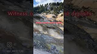 Bumpass Hell Lassen Volcanic National Park explore travel california volcano short hiking [upl. by Eillo]