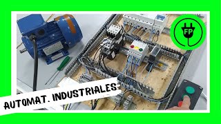 AUTOMATISMOS INDUSTRIALES CABLEADOS arranque directo por PULSACIÓN LARGA o mantenida de marcha [upl. by Etteyafal]