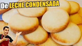 🍪 Galletitas de LECHE CONDENSADA con solo 3 INGREDIENTES Receta Fácil y Deliciosa  976 [upl. by Viafore440]