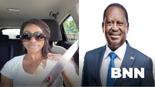 Tiktok Nyako Meets Baba Raila Odinga  BNN [upl. by Ecnaled]