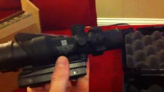 Trijicon ACOG TA31RCOM4CP 4x32 USMC Unboxing AR [upl. by Walsh]