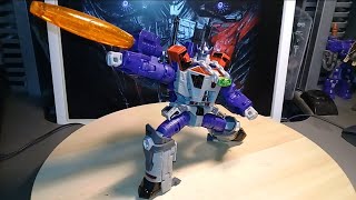 Kingdom Galvatron G1 toy deco WFCGS27 Leader class by Hasbro  Гальватрон  G1 [upl. by Anayaran549]