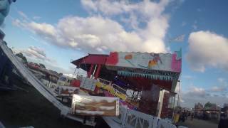 WHITTINGS CHURCH SKI JUMP onride at Newcastle Hoppings 2462016 [upl. by Yesor52]